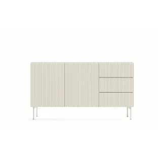 Comoda Muti 147, 2 Usi + 3 Sertare, 147x39.8x81.2 h cm, Riflaj MDF, Casmir