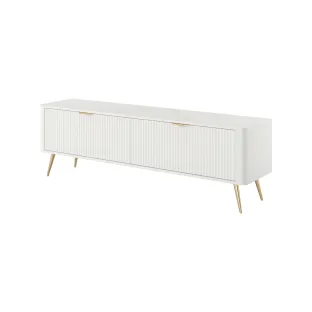 Comoda TV Lante RTV163 2D, 163.2x38x51.2 cm, MDF, Alb