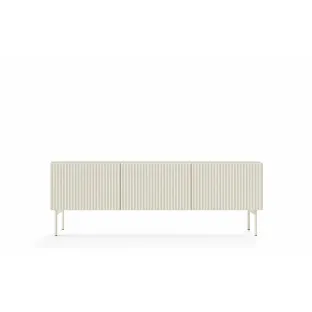 Comoda TV Muti 3 Usi, 147x39.8x51.2 h cm, Riflaj MDF, Casmir