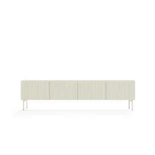 Comoda TV Muti 4 Usi, 195.2x39.8x51.2 h cm, Riflaj MDF, Casmir