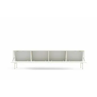 Comoda TV Muti 4 Usi, 195.2x39.8x51.2 h cm, Riflaj MDF, Casmir
