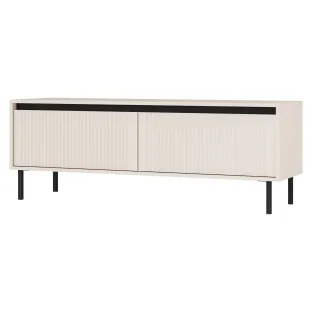 Comoda TV, Osaka 2F-302, 140x40x50 cm, Pal Melaminat/MDF Frezat