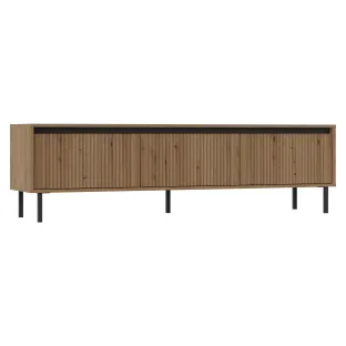 Comoda TV, Osaka 3F-303, 178.6x40x50 cm, Pal Melaminat/MDF Frezat