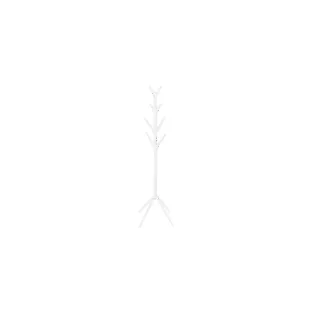 Cuier Hol Tip Pom - Treestan - 60x60x175 cm, Lemn, Alb
