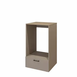 Dulap Pentru Masina De Spalat Rufe, Rosa, 67x67x117, Pal Melaminat, Beige Congo