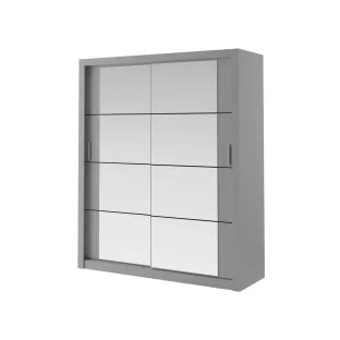 Dulap Usi Culisante Arti AR03 Gri/Oglinda