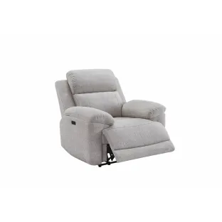 Fotoliu cu Recliner Electric Herbert, 107x94x103 cm,  Stofa, Beige