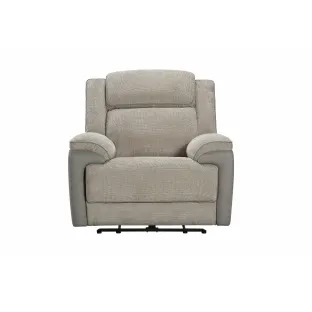Fotoliu Cu Recliner Electric Orso 1R, 106x96x104 cm, Stofa/Microfibra - Beige