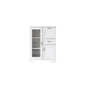 Idento Comoda Semi-Inalta Tip Bar, REG1W1D1S1B, 94x44x125 cm, Alb Alpin