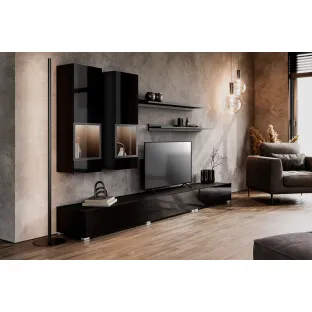 Living Athens Negru/Negru Lucios