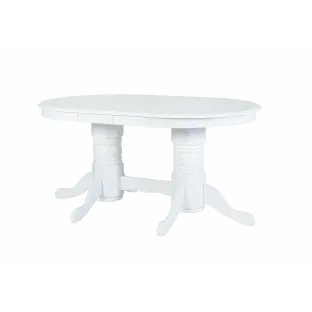 Masa Extensibila Delon, 155-200x100x76 cm, Lemn, Alba