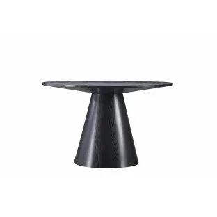 Masa Rotunda Simi, Ø120x75 cm, MDF - Neagra