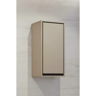 Mobilier de Baie Irvine, 3 Corpuri Supendate, Fronturi MDF,  Beige Congo