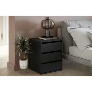 Noptiera IDEA ID-13, 50x47x60 cm, Negru