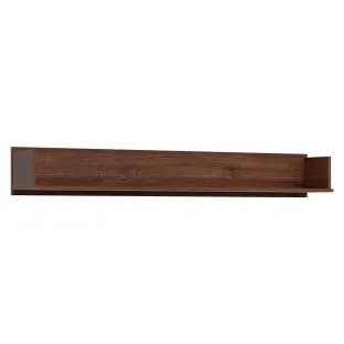 Polita Vero V10, 163.5x23.5x22 h cm, Pal Melaminat, Nuc Inchis