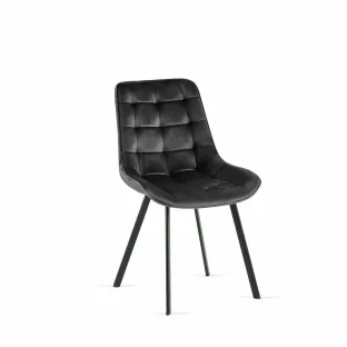 Scaun Ore, 51x57x80 cm, Stofa, Negru, G062-50