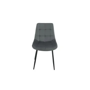 Scaun Helda, 50x58x83.5 h cm, Catifea, Gri