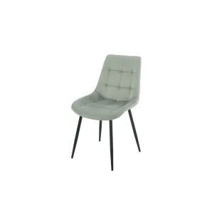 Scaun Helda, 50x58x83.5 h cm, Catifea, Silver