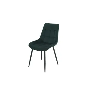 Scaun Helda, 50x58x83.5 h cm, Catifea, Verde