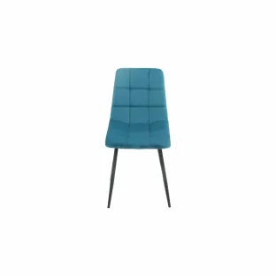 Scaun Madison, 44x39x89 cm, Catifea, Turcoaz