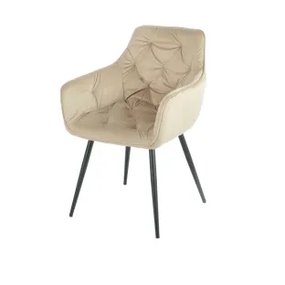 Scaun Marek, 57x60x83 cm, Velvet Beige