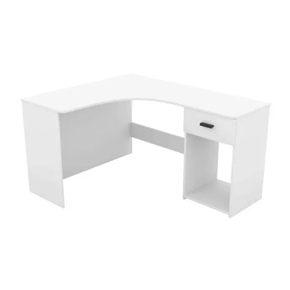 Birou de Colt Corner-2497LU03, 155x125x75 cm, Alb picture - 5