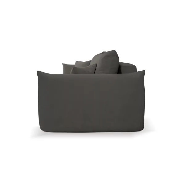 Canapea Extensibila Allora, 240x108x88 cm, Stofa Melody 5 - Gri Inchis picture - 3