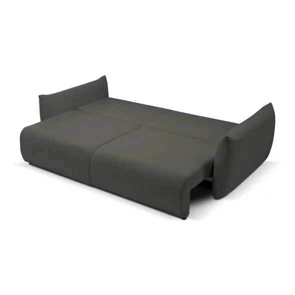 Canapea Extensibila Allora, 240x108x88 cm, Stofa Melody 5 - Gri Inchis picture - 8