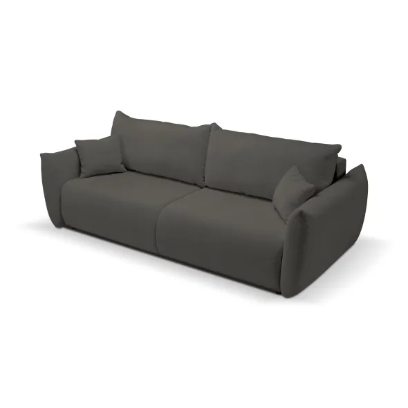 Canapea Extensibila Allora, 240x108x88 cm, Stofa Melody 5 - Gri Inchis picture - 9