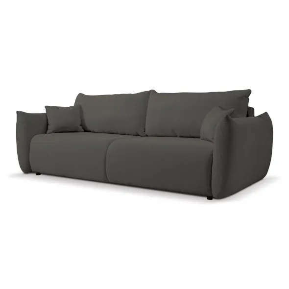 Canapea Extensibila Allora, 240x108x88 cm, Stofa Melody 5 - Gri Inchis picture - 10