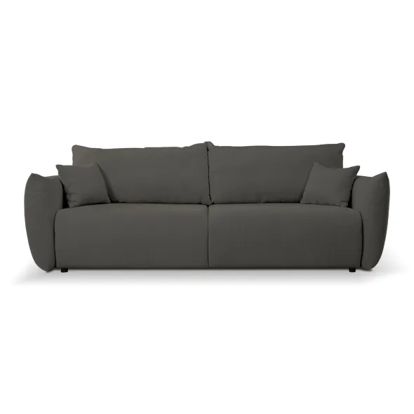 Canapea Extensibila Allora, 240x108x88 cm, Stofa Melody 5 - Gri Inchis picture - 11