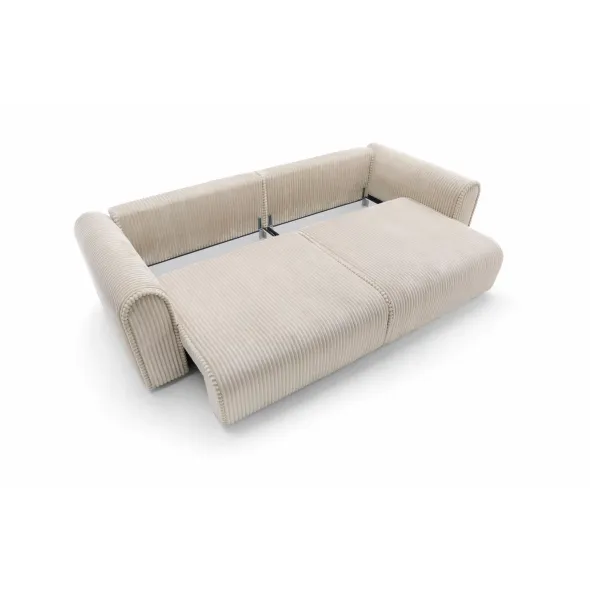 Canapea Extensibila Big Buddy Extra Large, 302x130x92 cm, Suprafata Pentru Dormit - 182x244 cm, Stofa - Beige Deschis picture - 9
