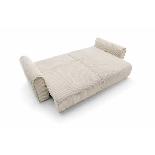 Canapea Extensibila Big Buddy Extra Large, 302x130x92 cm, Suprafata Pentru Dormit - 182x244 cm, Stofa - Beige Deschis picture - 10
