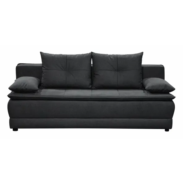 Canapea Extensibila Diori, 202x105x92 cm, Stofa, Gri picture - 1