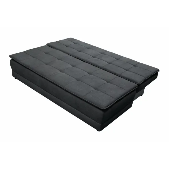 Canapea Extensibila Diori, 202x105x92 cm, Stofa, Gri picture - 3