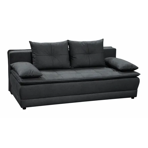 Canapea Extensibila Diori, 202x105x92 cm, Stofa, Gri picture - 2