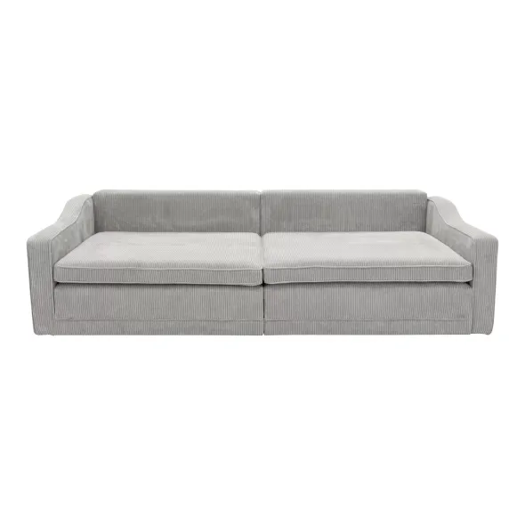 Canapea Extensibila Evora Extra Large, 276x137x71/92 cm, Stofa Lincoln 86 Gri Deschis picture - 2