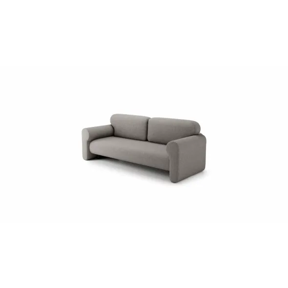 Canapea Extensibila Messalina, 243x113x90 cm, Stofa, Gri picture - 2
