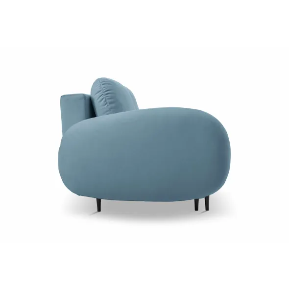 Canapea Extensibila Soft, 232x109x95 cm, Stofa - Albastra picture - 5