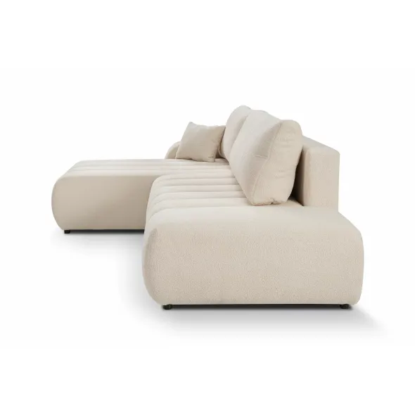 Coltar Extensibil Ballo, 276x176x88 cm, Stofa, Crem picture - 2