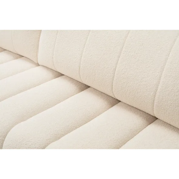Coltar Extensibil Ballo, 276x176x88 cm, Stofa, Crem picture - 4