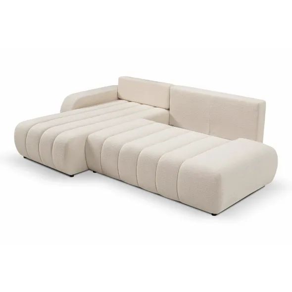 Coltar Extensibil Ballo, 276x176x88 cm, Stofa, Crem picture - 6