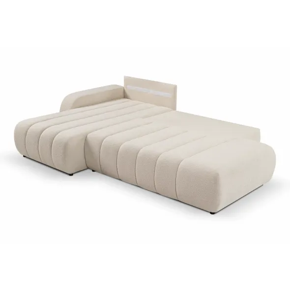 Coltar Extensibil Ballo, 276x176x88 cm, Stofa, Crem picture - 9
