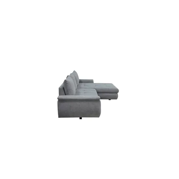 Coltar Extensibil Focus, 275x175x89 cm, Stofa, Gri, GLOW 15 picture - 4