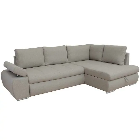 Coltar Extensibil Haris, 265x174x88 cm, Stofa, Beige Inchis-Lumos 31 picture - 3