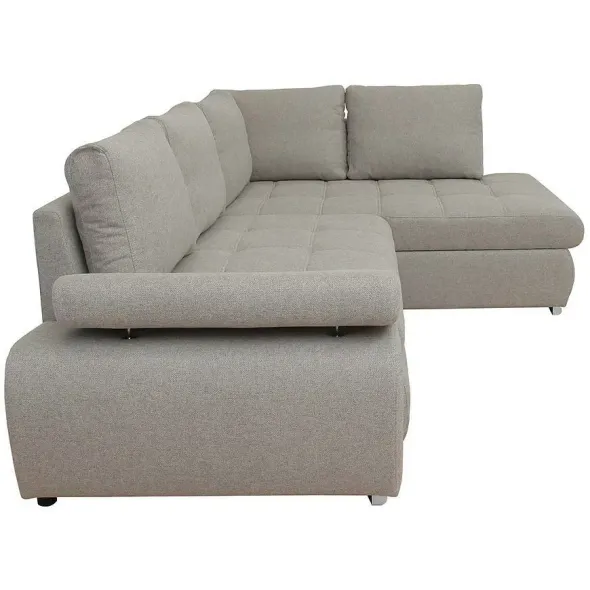 Coltar Extensibil Haris, 265x174x88 cm, Stofa, Beige Inchis-Lumos 31 picture - 4