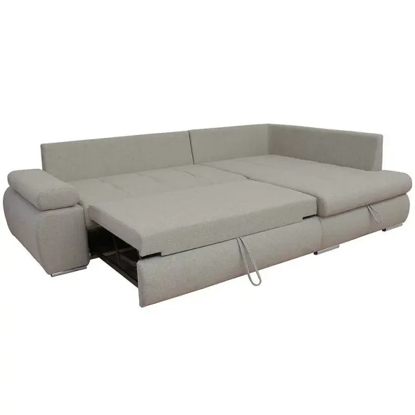Coltar Extensibil Haris, 265x174x88 cm, Stofa, Beige Inchis-Lumos 31 picture - 6
