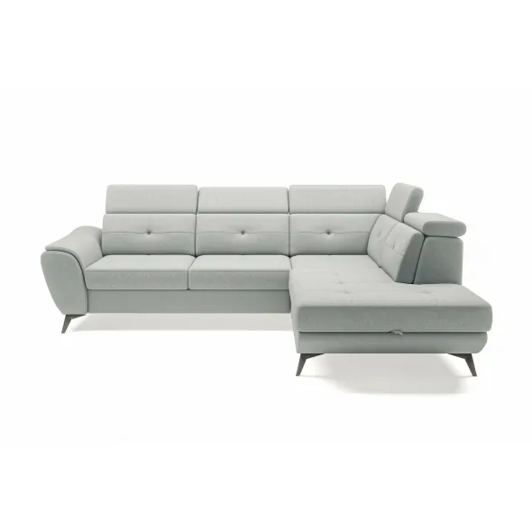 Coltar Extensibil Sergio, 274x231x82-99 cm, Stofa picture - 1