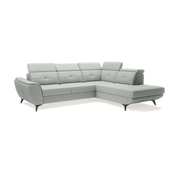 Coltar Extensibil Sergio, 274x231x82-99 cm, Stofa picture - 2