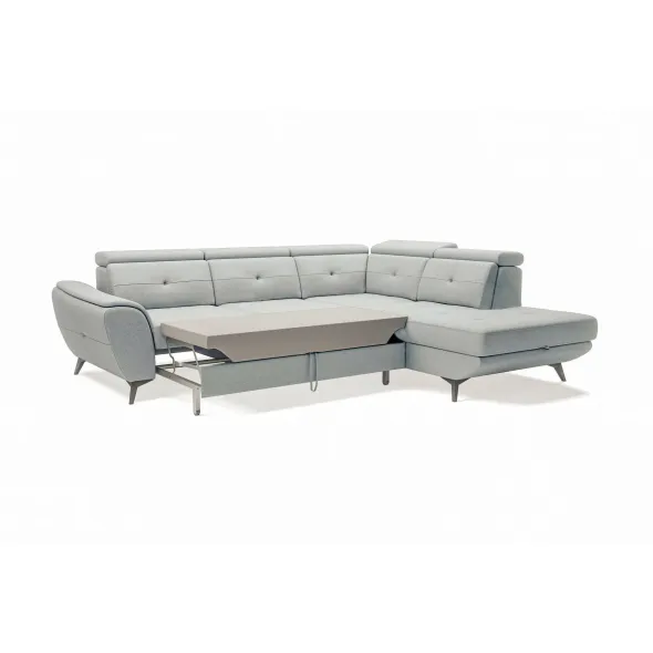 Coltar Extensibil Sergio, 274x231x82-99 cm, Stofa picture - 5